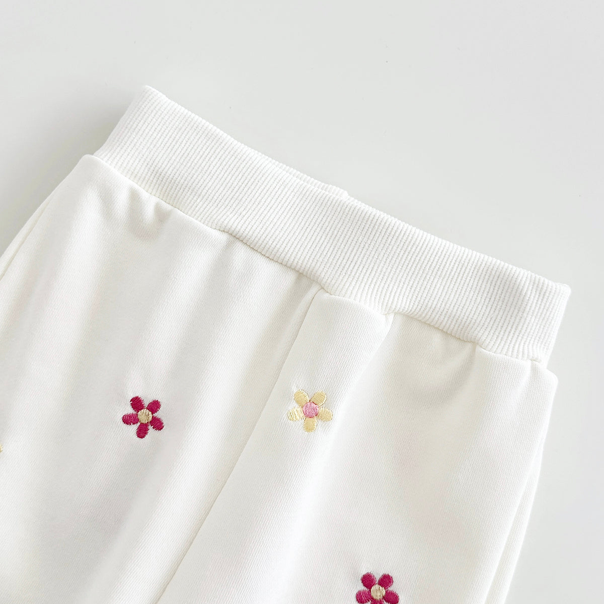 Toddler All-over Color Flower Outfit, Sweatshirt & Pants 2Pcs