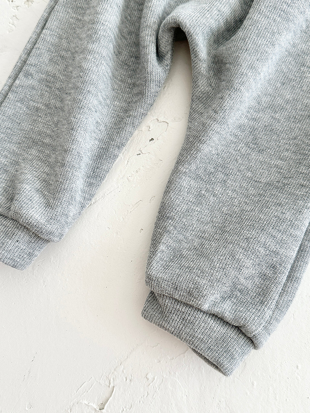 Solid Grey Infant Tracksuit Towel Rainbow Loose Big Crotch Base Outfit