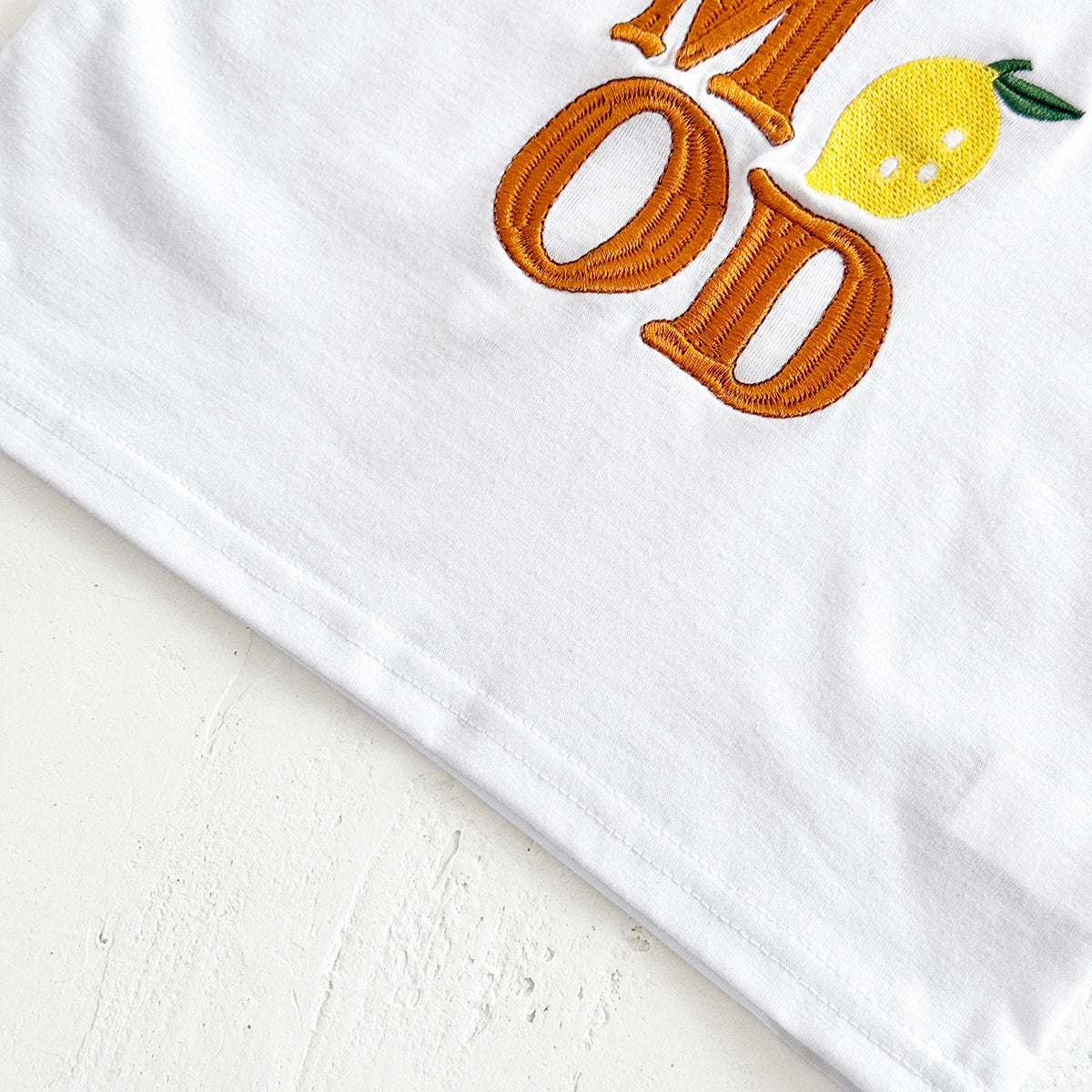 Summer Casual Colorful Letter Embroidery Set