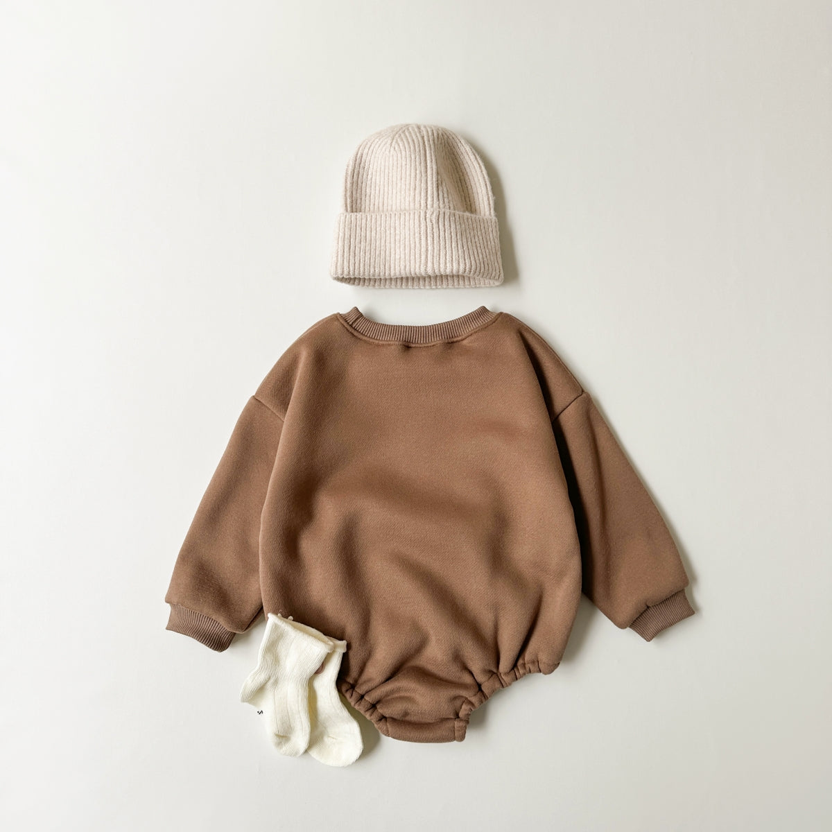 Cute Sheep Fleece Autumn Winter Jumpsuit 0-18 Months