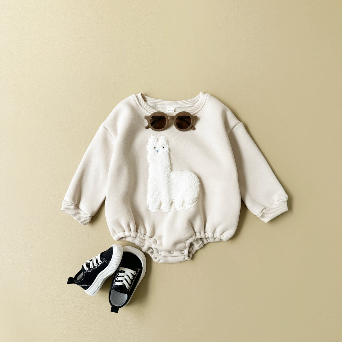 Cute Sheep Fleece Autumn Winter Jumpsuit 0-18 Months