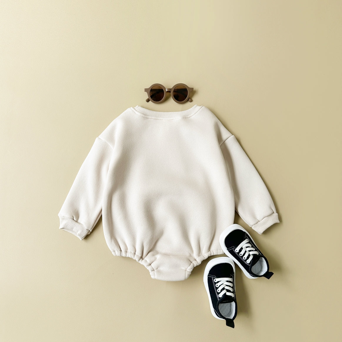 Cute Sheep Fleece Autumn Winter Jumpsuit 0-18 Months