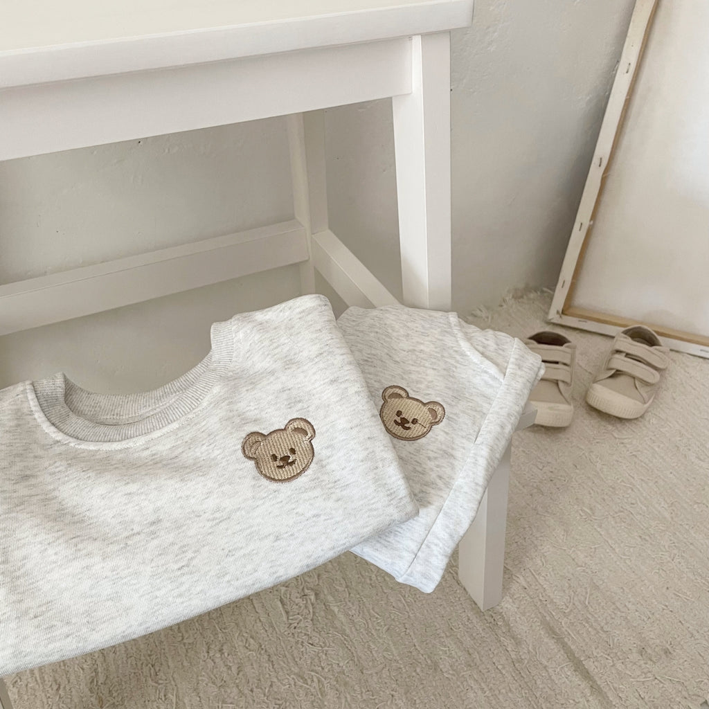 Neutral Bear Baby Outfit Set (0-4 Years)
