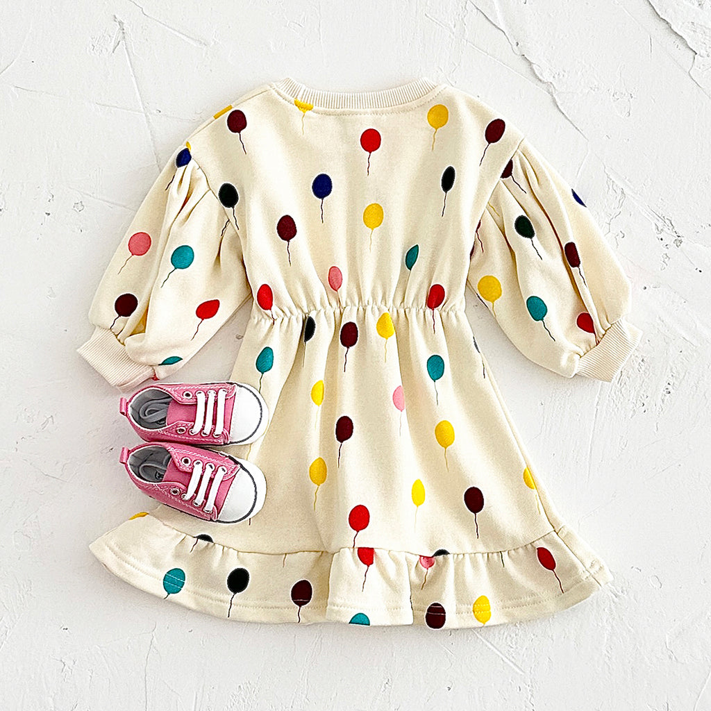 Baby Girl Children's Printed Pattern Dress 1-3 Years Old