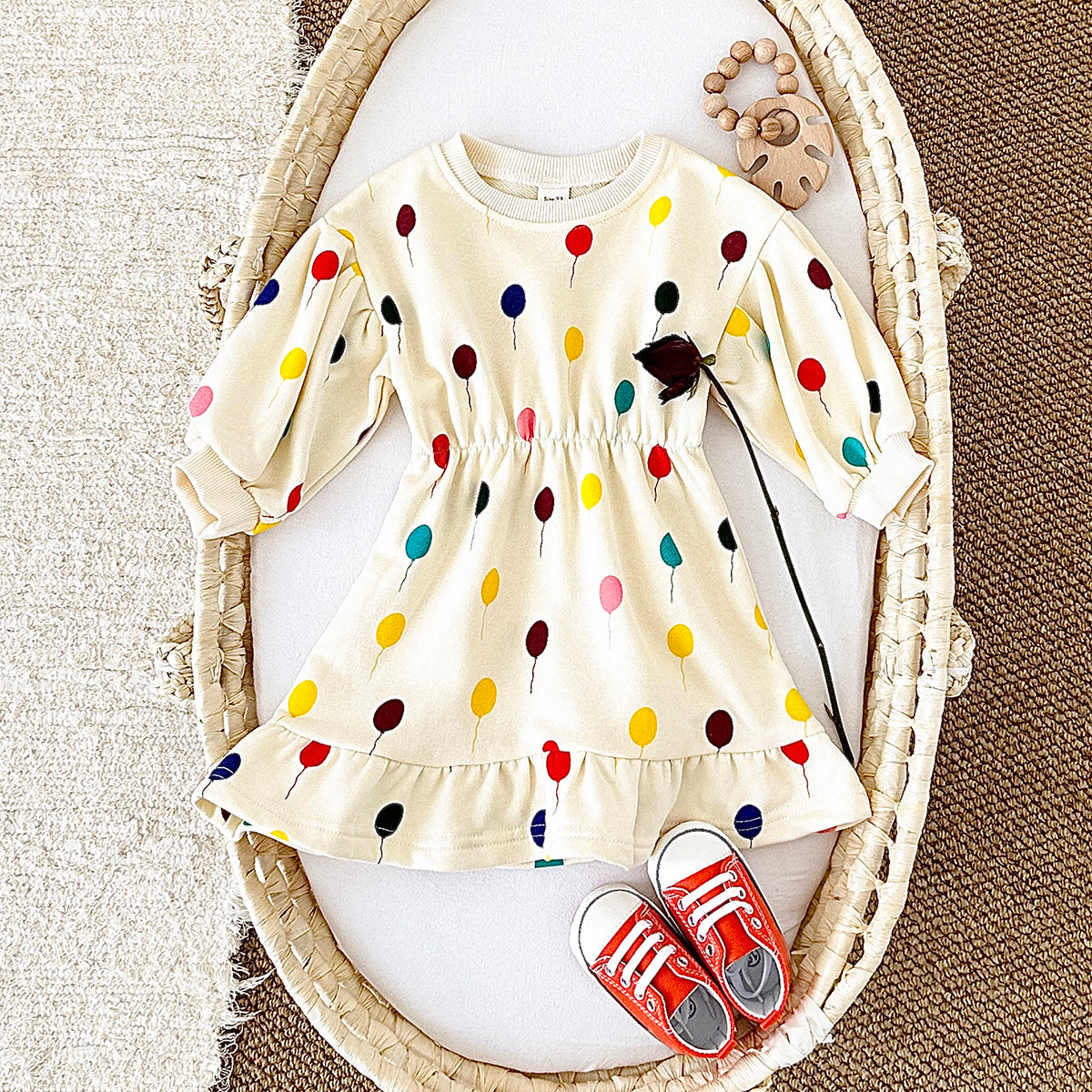 Baby Girl Children's Printed Pattern Dress 1-3 Years Old