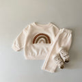 Neutral Baby Letter Embroidery Pattern Sports Set 1-3 Years Old