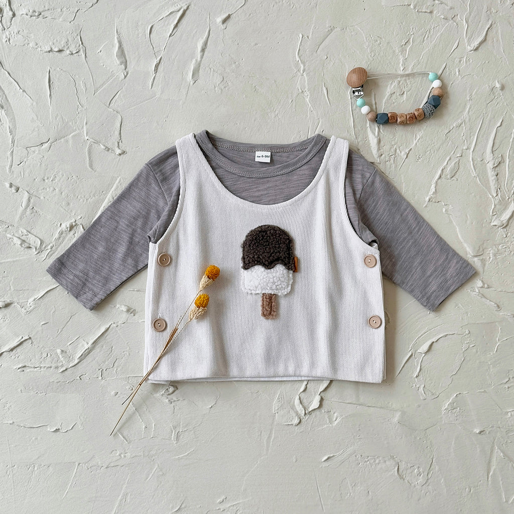 Baby Girl Embroidered Sleeveless Vest Casual Spring Autumn 6Months-3years