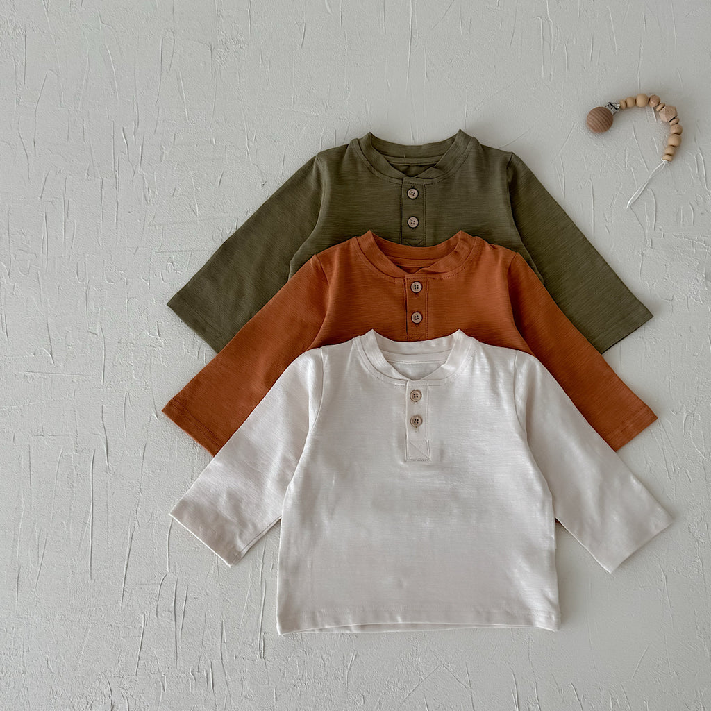 Three-Color T-shirt Set for Spring Autumn