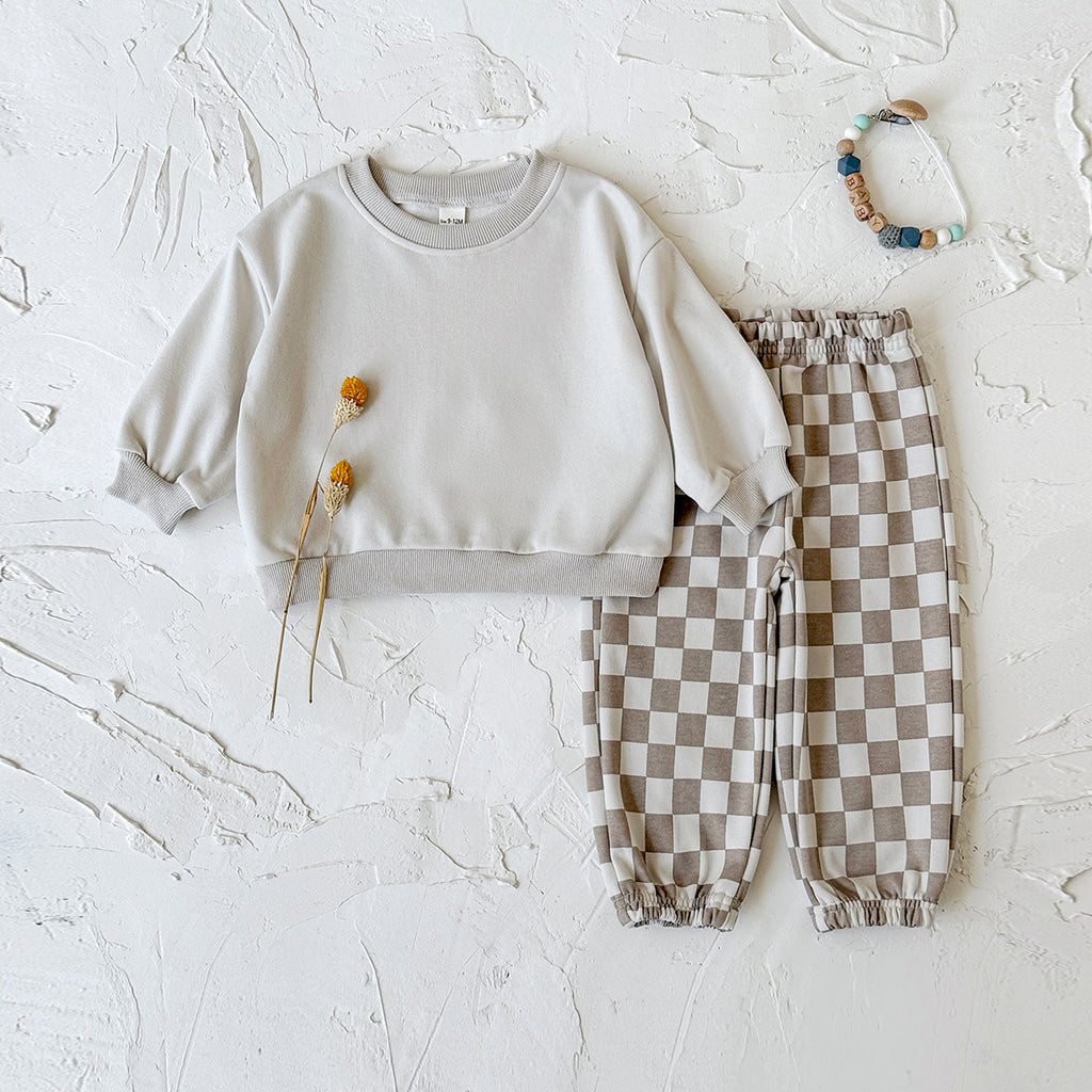 Baby Cookie Embroidered Long Sleeve Top and Pants Set Spring Autumn 6Months-3years
