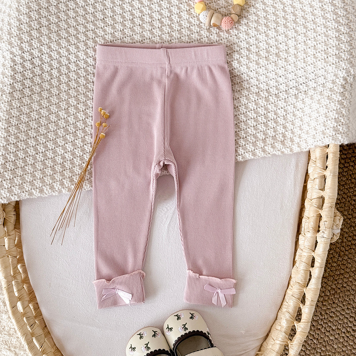 Baby Girl Striped Flared Leggings Casual Spring Autumn Pants 6Months-3years