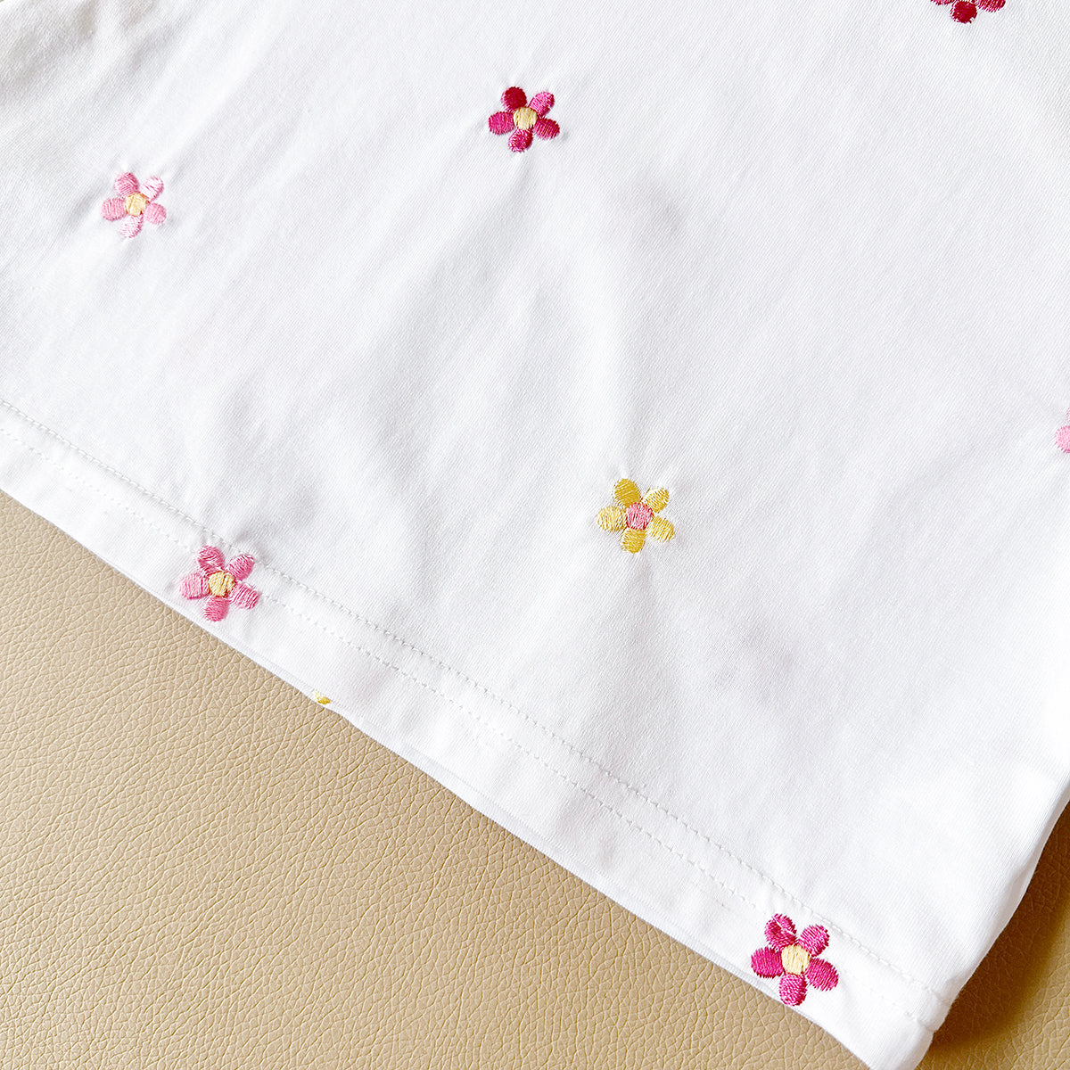 Summer Floral Short Sleeve Set for Baby Girls