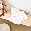 Summer Floral Short Sleeve Romper for Baby Girls