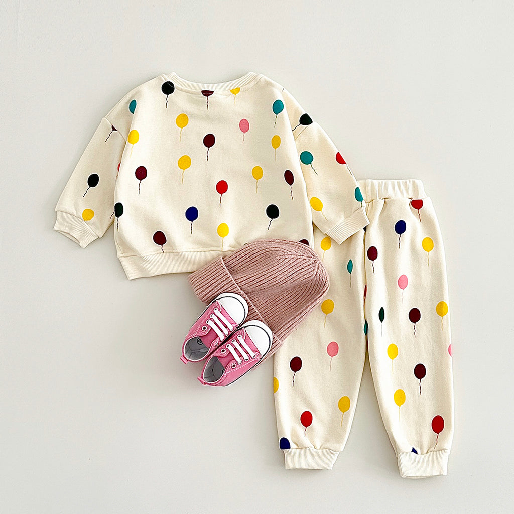 Neutral Baby Printed Pattern Sports Set 1-3 Years Old