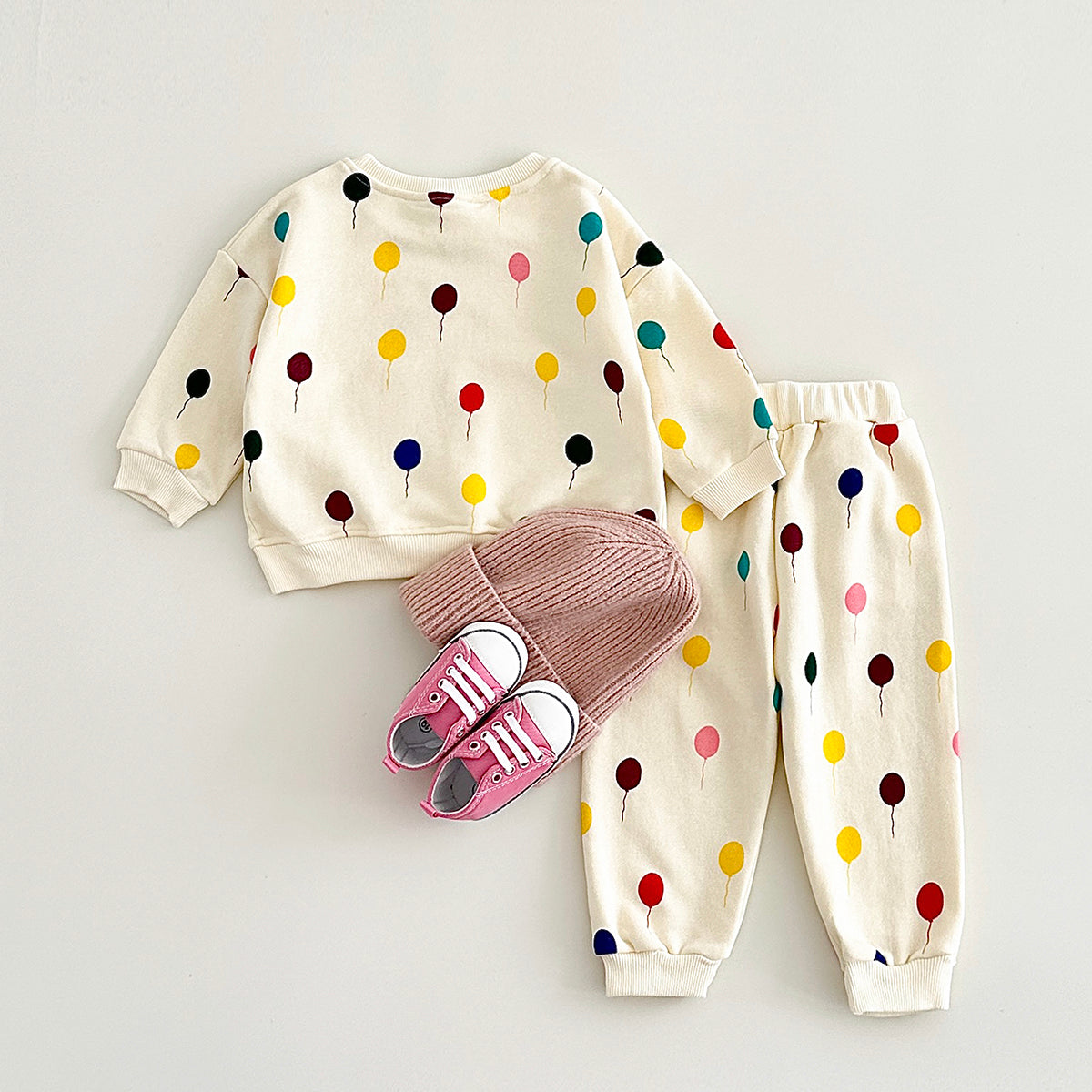 Neutral Baby Printed Pattern Sports Set 1-3 Years Old