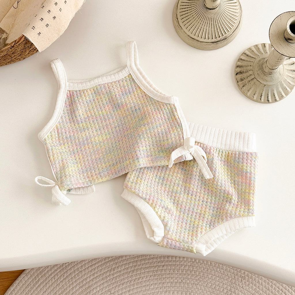 Summer Colorful Cami Set for Baby Girls