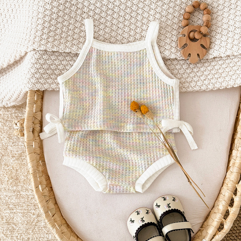 Summer Colorful Cami Set for Baby Girls