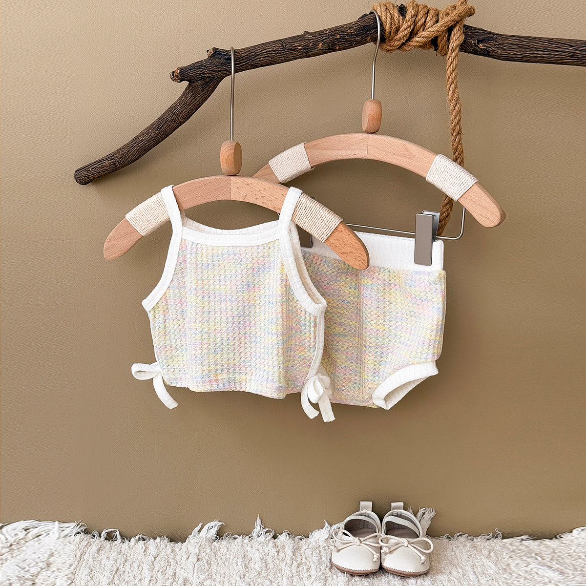 Summer Colorful Cami Set for Baby Girls
