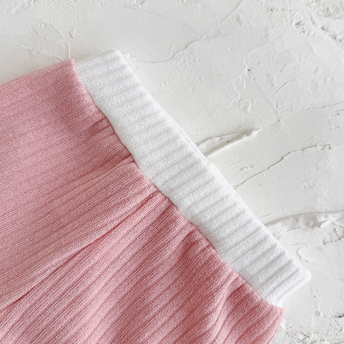 Summer Pink Floral Towel Embroidery Cami Set for Baby Girls