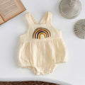 Baby Rainbow Muslin Sleeveless Romper
