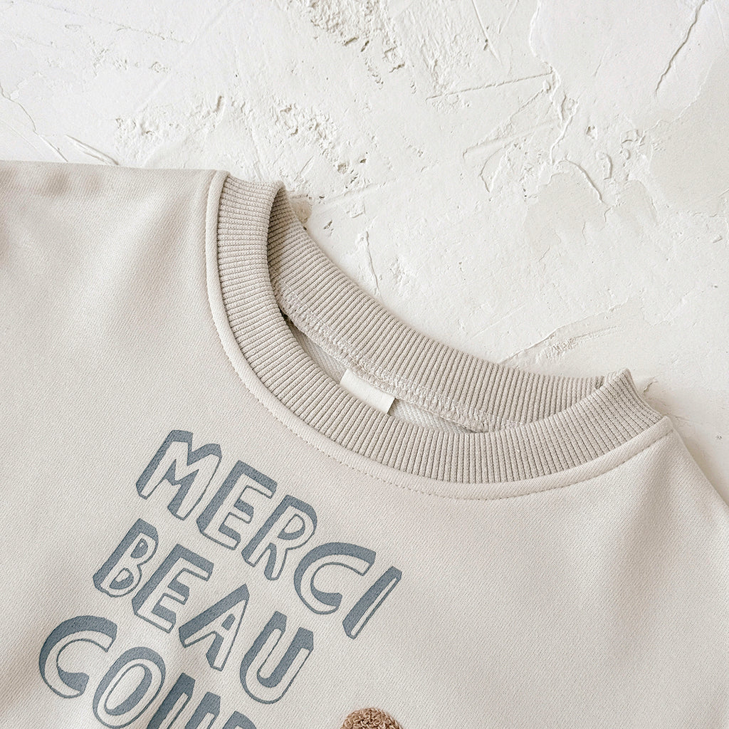 Baby Cookie Embroidered Long Sleeve Top and Pants Set Spring Autumn 6M-3 Years Old