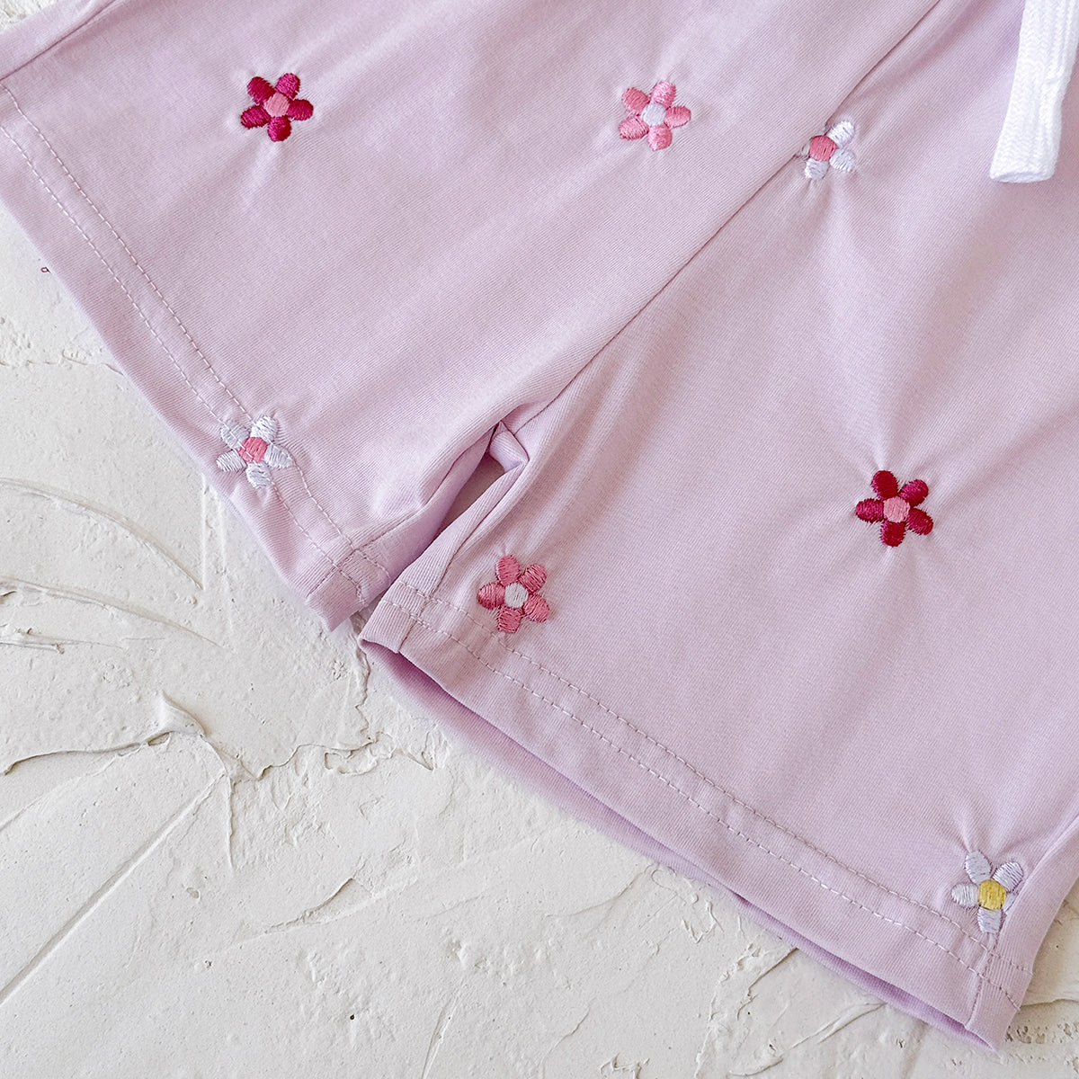 Summer Floral Short Sleeve Set for Baby Girls