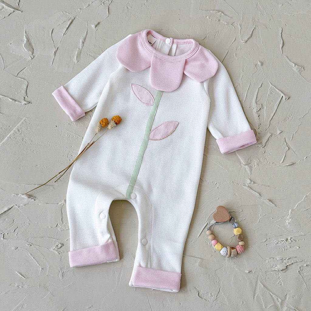 Baby Long Sleeve Romper Spring Autumn Casual Bodysuit for Newborn 0-9 Months Old