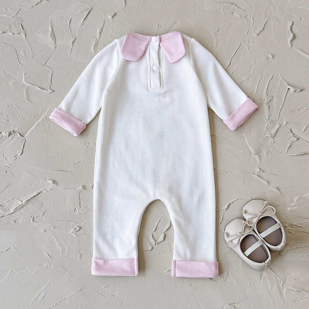 Baby Long Sleeve Romper Spring Autumn Casual Bodysuit for Newborn 0-9 Months Old