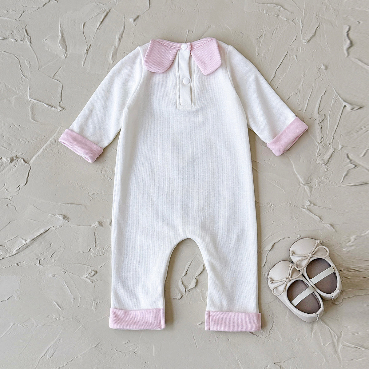 Baby Long Sleeve Romper Spring Autumn Casual Bodysuit for Newborn 0-9 Months Old