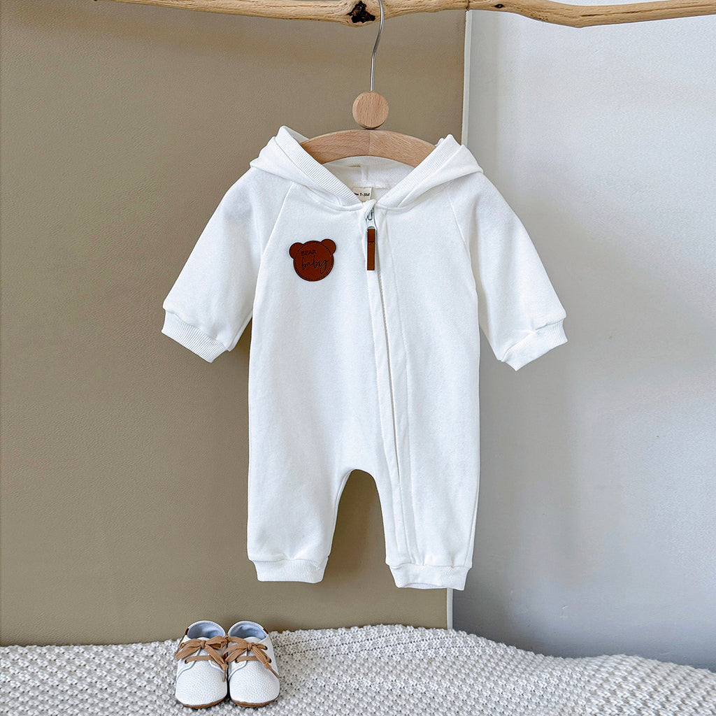 Baby Long Sleeve Cotton Blend Jumpsuit Spring Autumn Casual Romper 1-18 Months Old