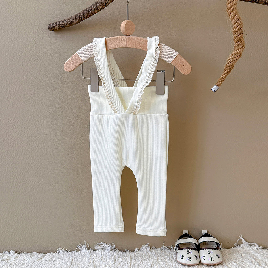 Baby Girls Suspender Leggings Pants 6Months-3Years