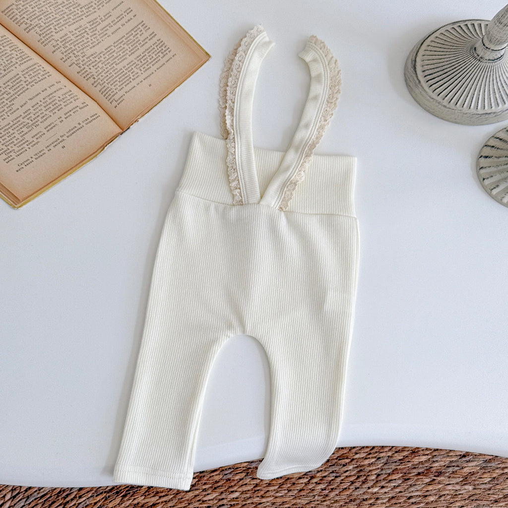 Baby Girls Suspender Leggings Pants 6Months-3Years