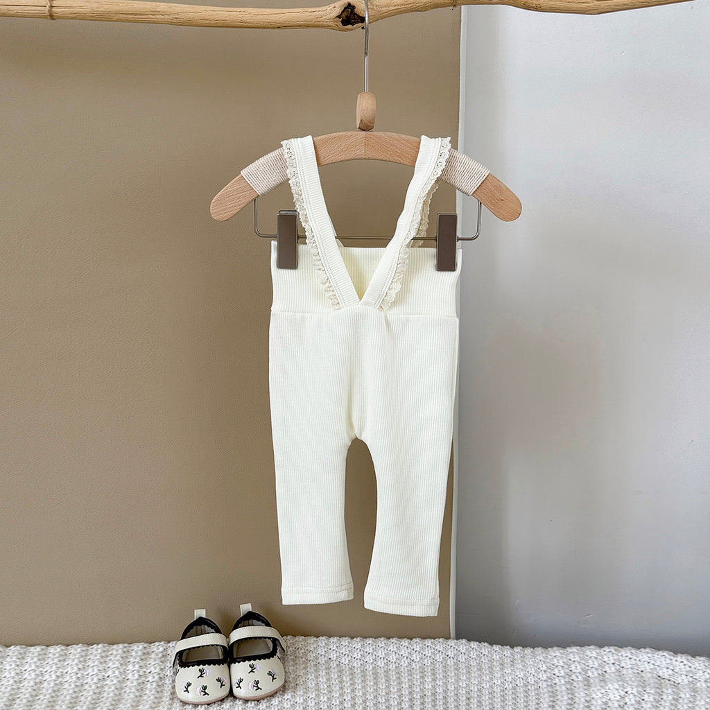 Baby Girls Suspender Leggings Pants 6Months-3Years