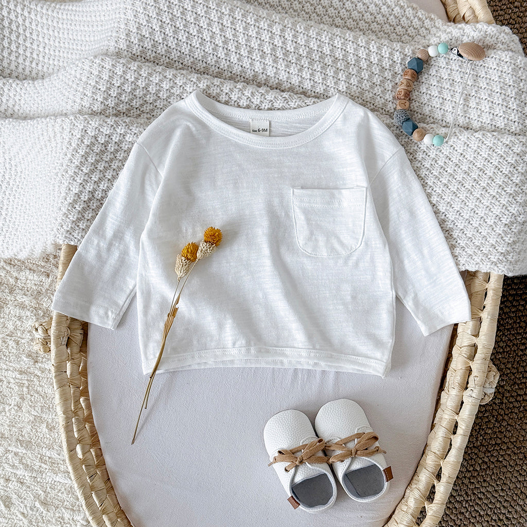 Baby Boy 100% Cotton Long Sleeve T-Shirt Casual Spring Autumn Top 6Months-3years