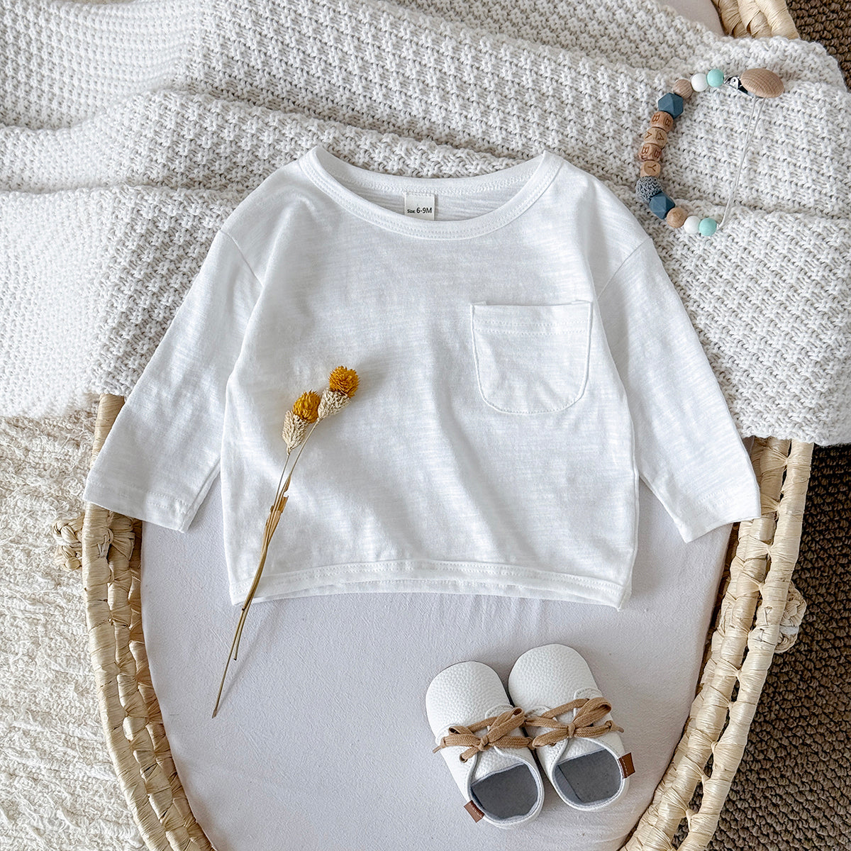 Baby Boy 100% Cotton Long Sleeve T-Shirt Casual Spring Autumn Top 6Months-3years