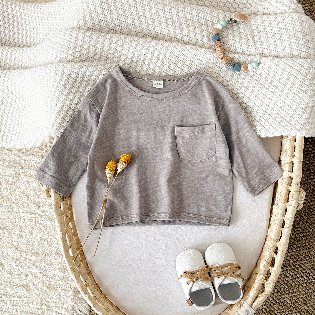 Baby Boy 100% Cotton Long Sleeve T-Shirt Casual Spring Autumn Top 6Months-3years