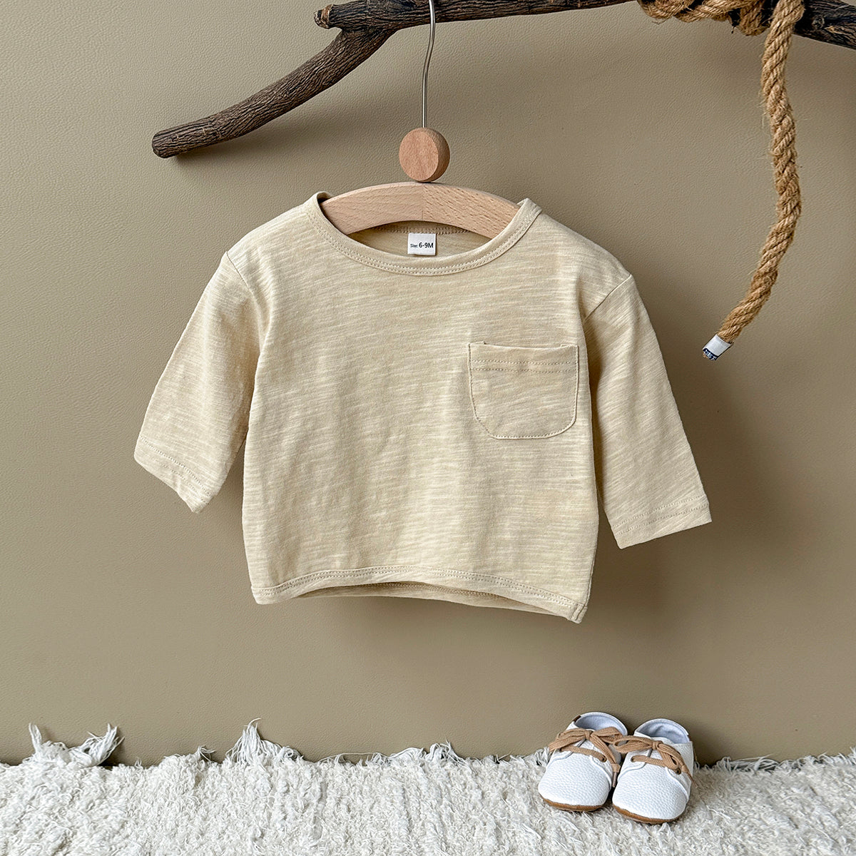 Baby Boy 100% Cotton Long Sleeve T-Shirt Casual Spring Autumn Top 6Months-3years