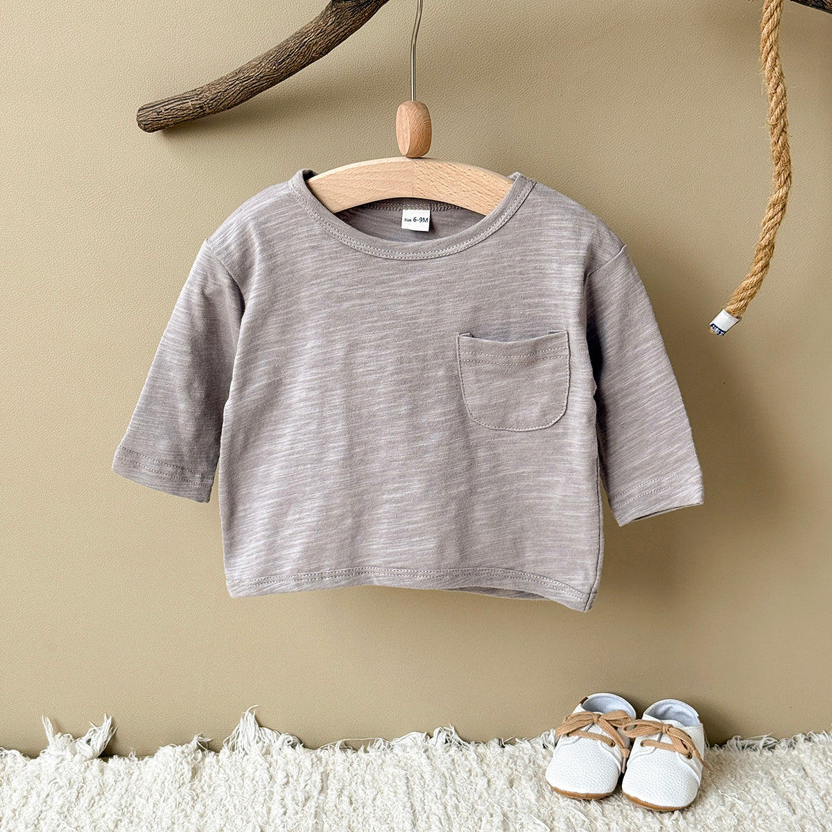 Baby Boy 100% Cotton Long Sleeve T-Shirt Casual Spring Autumn Top 6Months-3years