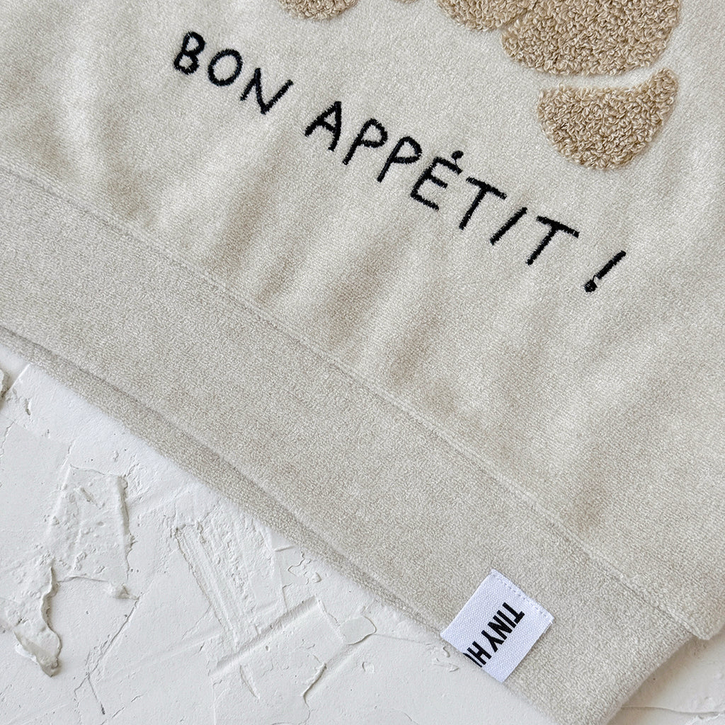 Baby Croissant Embroidered Top and Pants Outfit Set 6Months-3Years