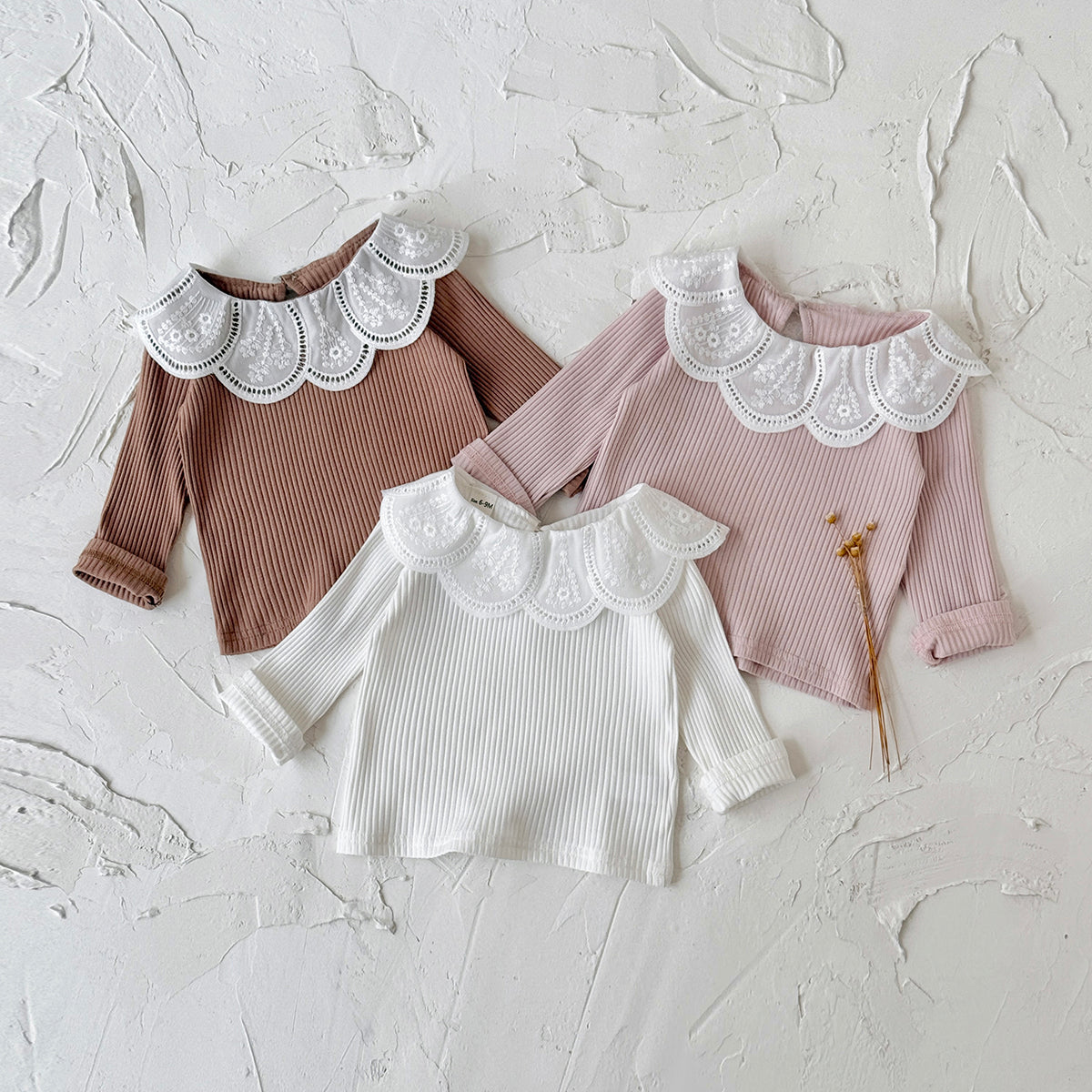 Baby Girls Long Sleeve Cotton Stretch T-Shirt Top 6Months-3Years