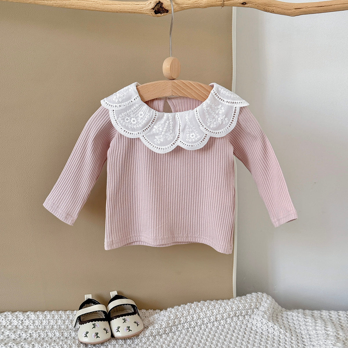 Baby Girls Long Sleeve Cotton Stretch T-Shirt Top 6Months-3Years