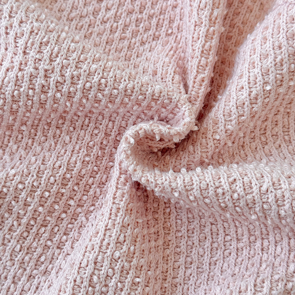 Baby Girls Pink Knit Suspender Romper 1-18Months