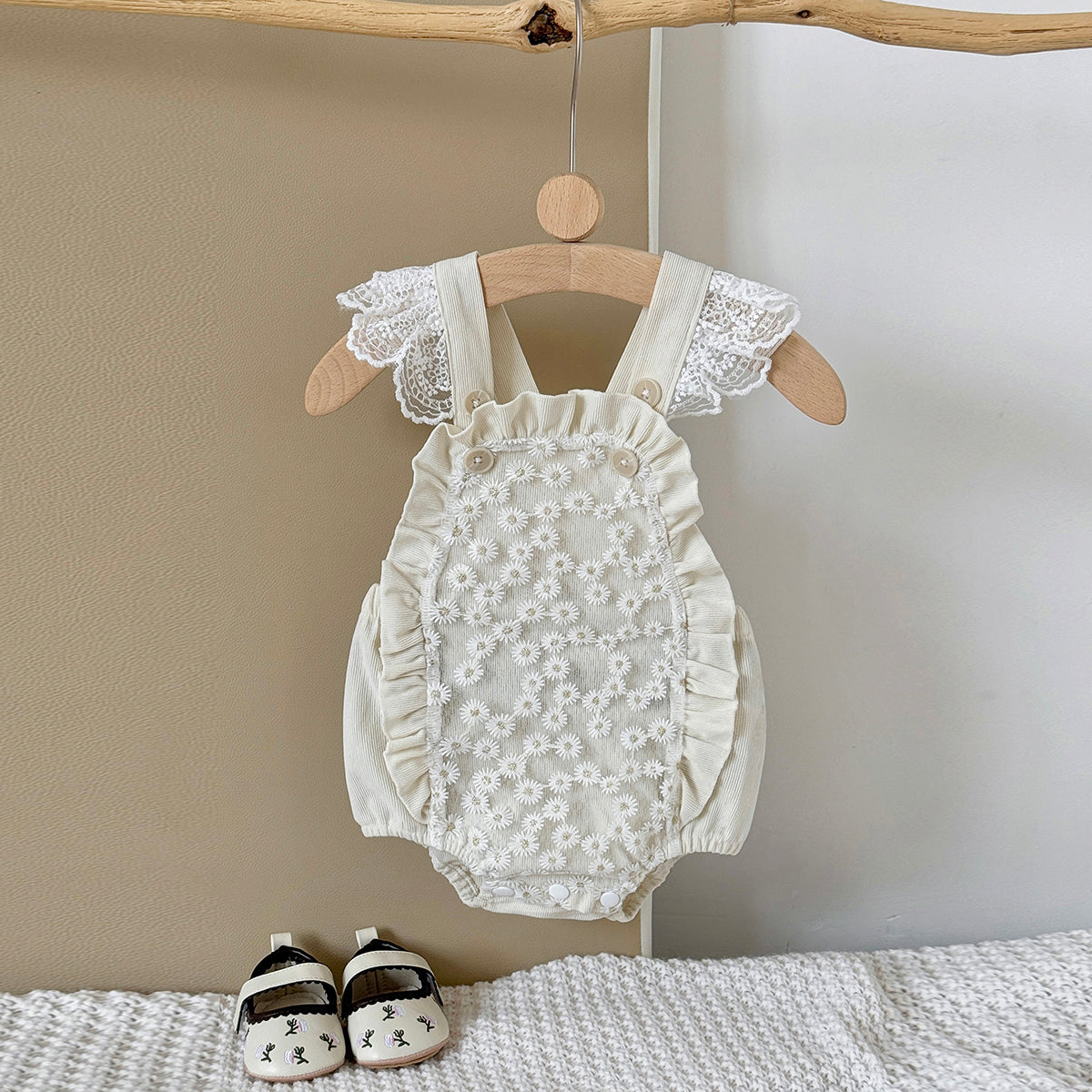 Baby Girls Floral Print Long Sleeve Romper 1-18Months