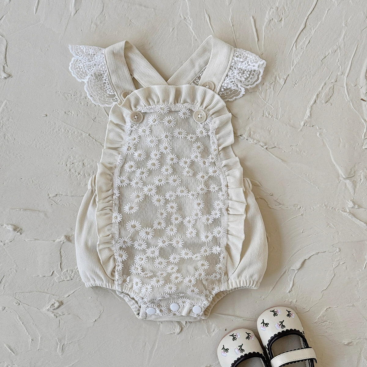 Baby Girls Floral Print Long Sleeve Romper 1-18Months