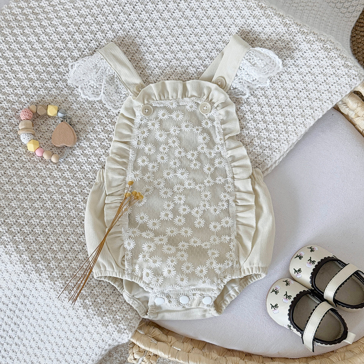 Baby Girls Floral Print Long Sleeve Romper 1-18Months
