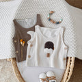 Baby Girl Embroidered Sleeveless Vest Casual Spring Autumn 6Months-3years