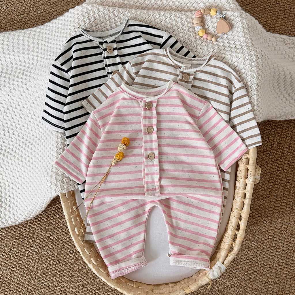 Baby Long Sleeve Food Embroidered Jumpsuit Romper 1-18 Months