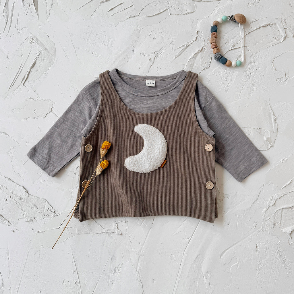 Baby Girl Embroidered Sleeveless Vest Casual Spring Autumn 6Months-3years