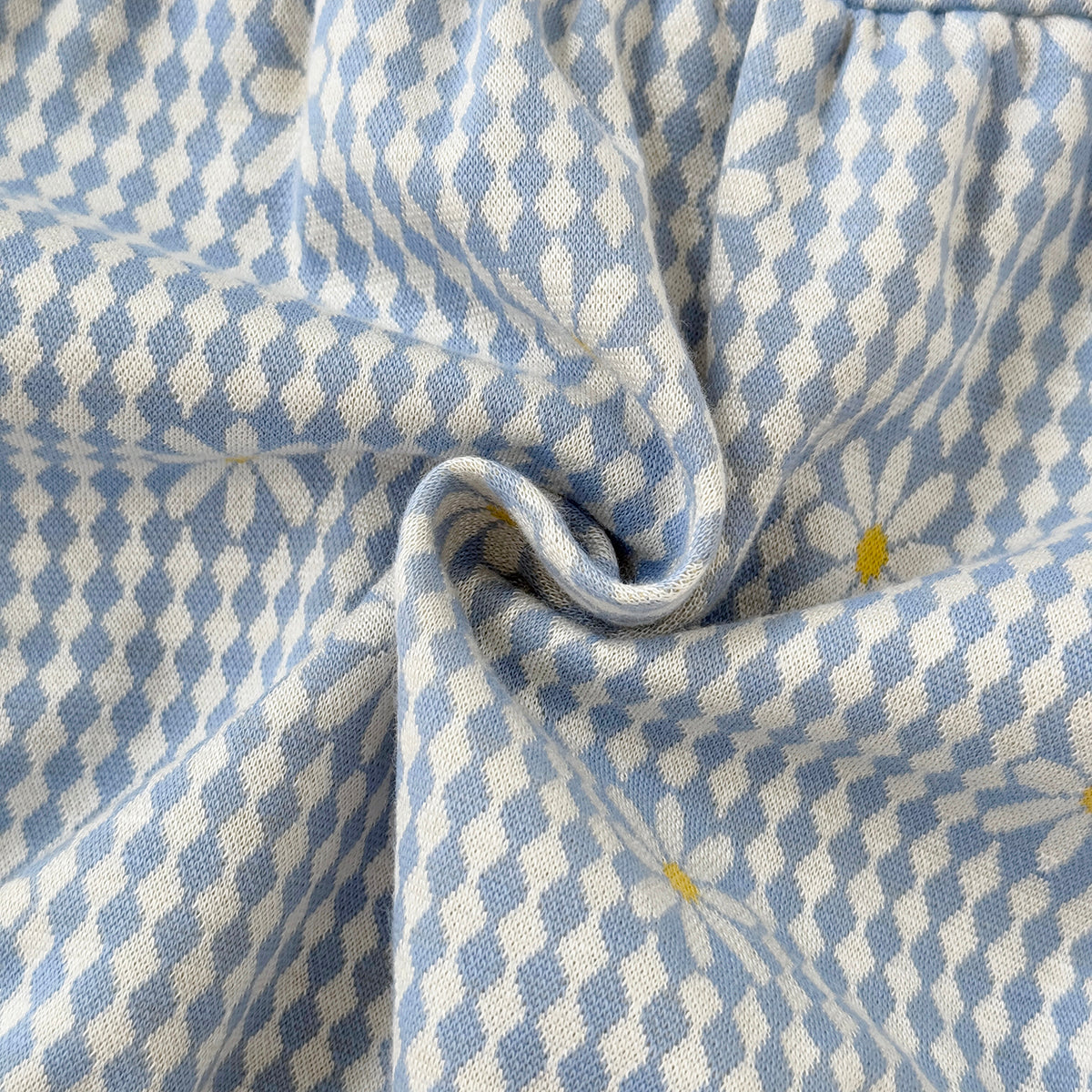 Baby Girls Blue Ruffle Collar Long Sleeve Romper 1-18Months