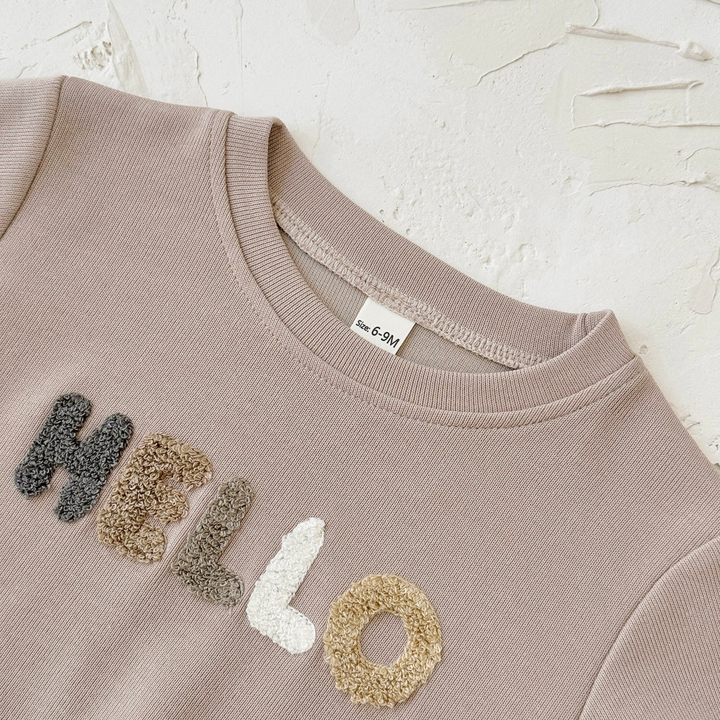 Baby & Toddler Chenille Embroidered Knit Outfit Set (6M-3Y)