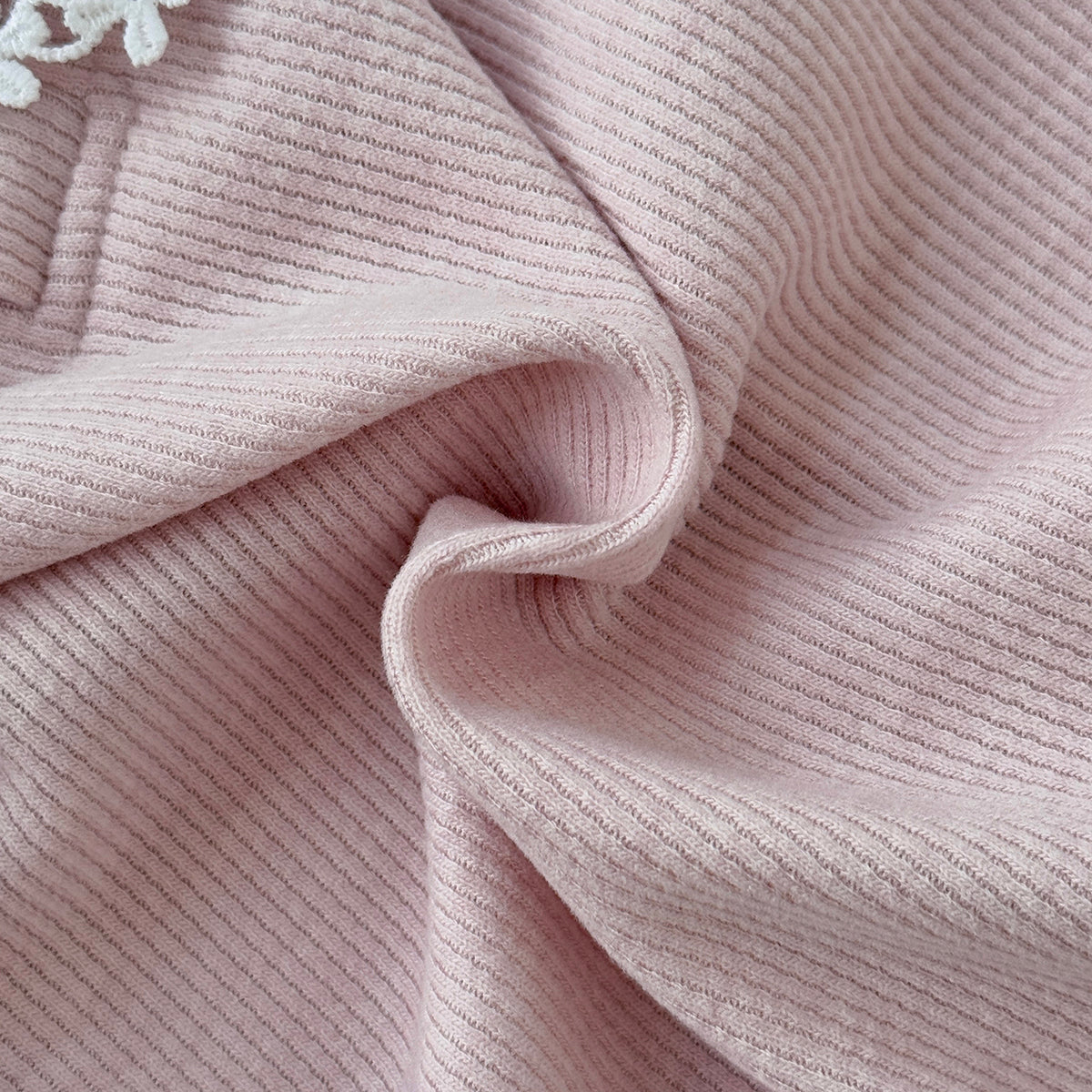 Baby Girls Pink Ruffle Collar Long Sleeve Romper 1-18Months